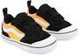 Lookbook (Toddler) Vans Gradient Checking Comfycush New Skool Velcro Low-Top Sneakers Black/Yellow VN0A4TZH7UQ