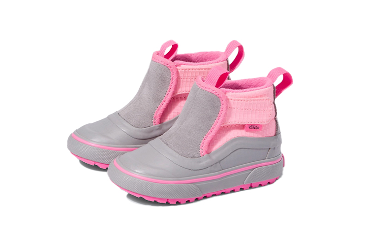 Lookbook (TD) ヴァンズ ハイカットスニーカー グレー/ピンク VN0A5HZ46HX