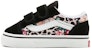 (TD) Vans Leopard Floral Old Skool Low-Top Sneakers Hitam VN000D3Y7TJ