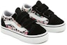 Lookbook (TD) Vans Leopard Floral Old Skool Low-Top Sneakers Hitam VN000D3Y7TJ