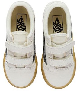 (TD) Vans Old Skool V 'Beige Hitam' VN000D3YKIG Lookbook (TD) Vans Old Skool V 'Beige Hitam' VN000D3YKIG
