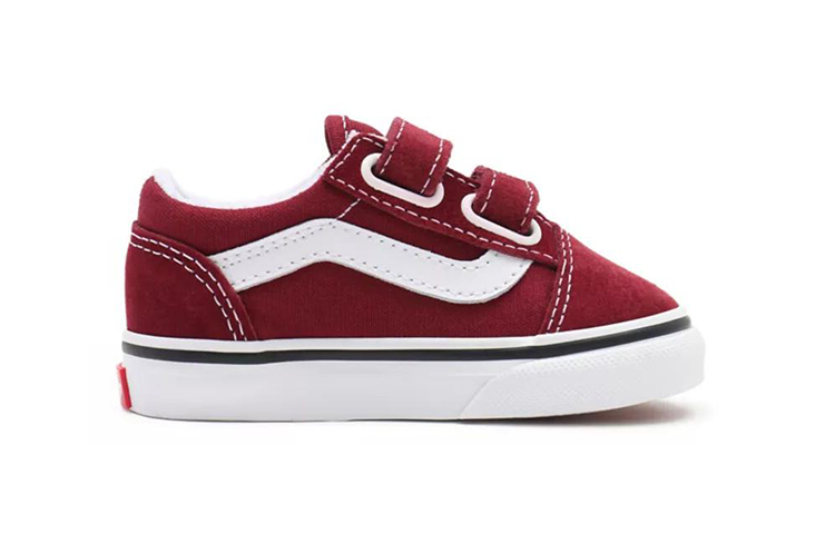 Order (TD) Vans Old Skool Kasut Skateboarding Kasual 'Merah' VN000D3Y9AK