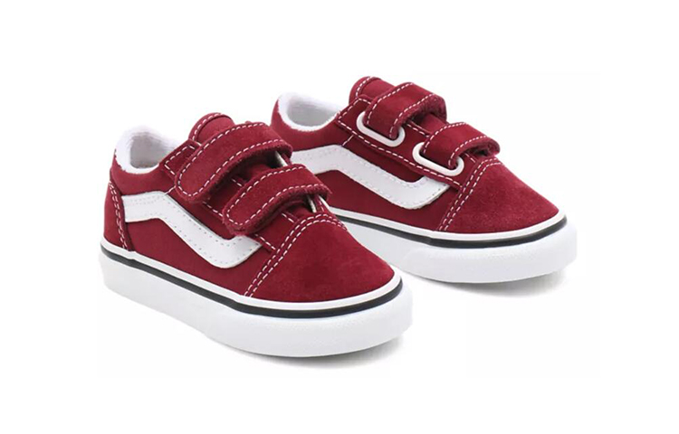 Lookbook (TD) Vans Old Skool Kasut Skateboarding Kasual 'Merah' VN000D3Y9AK