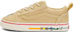Buy 嬰幼兒 ONE PIECE × Vans Old Skool Elastic Lace 航海王聯名 時尚休閒 防滑耐磨 帆布鞋 米紅