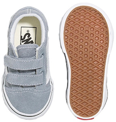 (Toddler) Vans Old Skool Hook And Loop 'Grey White' VN0A4VJJBM7 Shop (Toddler) Vans Old Skool Hook And Loop 'Grey White' VN0A4VJJBM7