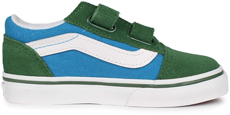 (TD) Vans Old Skool V '2 Tone - Biru Mediterania Hijau Subur' VN0A38JNWK9 Order (TD) Vans Old Skool V '2 Tone - Biru Mediterania Hijau Subur' VN0A38JNWK9