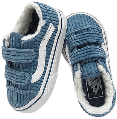 (Toddler) Vans Old Skool V 'Blue Fusion' VN0A4VJJBKI Shop (Toddler) Vans Old Skool V 'Blue Fusion' VN0A4VJJBKI
