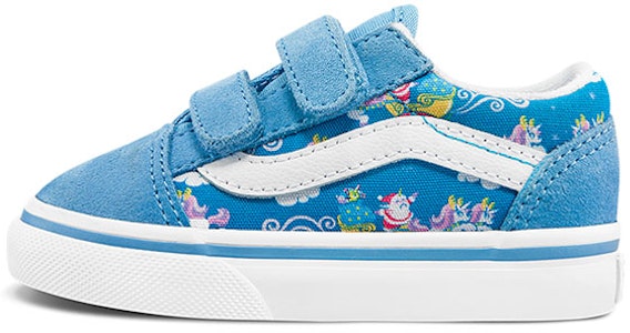 Vans经典款V魔术贴运动鞋童款 蓝/白 VN000D3Y8BQ Buy Vans经典款V魔术贴运动鞋童款 蓝/白 VN000D3Y8BQ