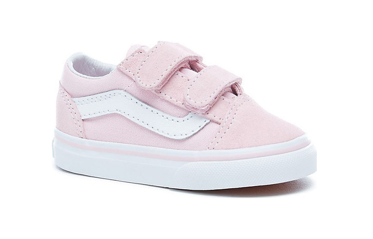 Lookbook （幼兒）Vans Old Skool V '粉筆粉' VN0A344KQ7K