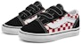 (TD) Vans Old Skool V 'Checkerboard - Hitam Merah' VN0A344K35U