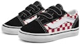 Order (TD) Vans Old Skool V 'Checkerboard - Hitam Merah' VN0A344K35U