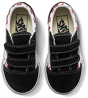 (Toddler) Vans Old Skool V 'Checkerboard - Black Red' VN0A344K35U Lookbook (Toddler) Vans Old Skool V 'Checkerboard - Black Red' VN0A344K35U
