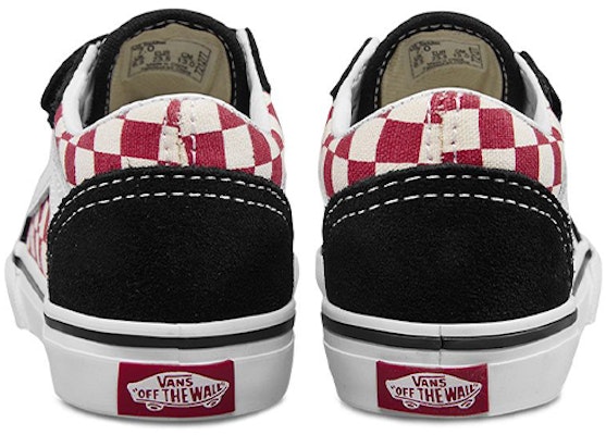 (Toddler) Vans Old Skool V 'Checkerboard - Black Red' VN0A344K35U Purchase (Toddler) Vans Old Skool V 'Checkerboard - Black Red' VN0A344K35U