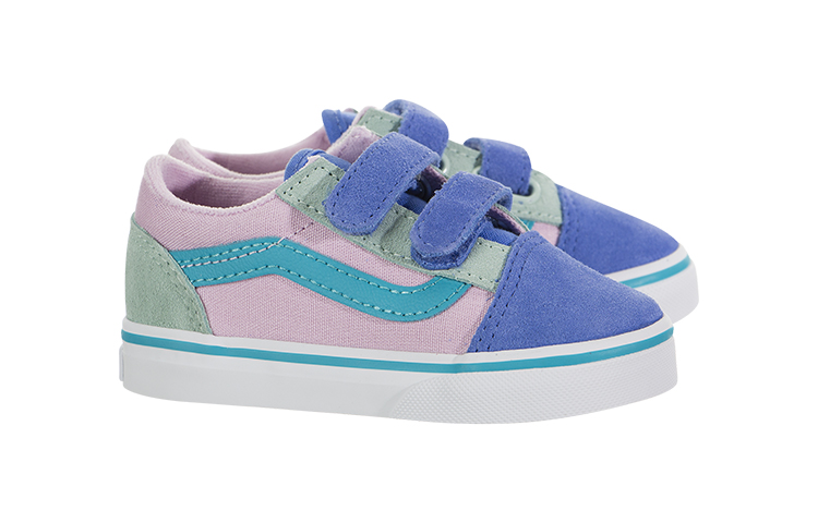 Order (TD) Vans Old Skool V ''Color Block - Lilac Snow Ultramarine'' VN0A38JNT2Y