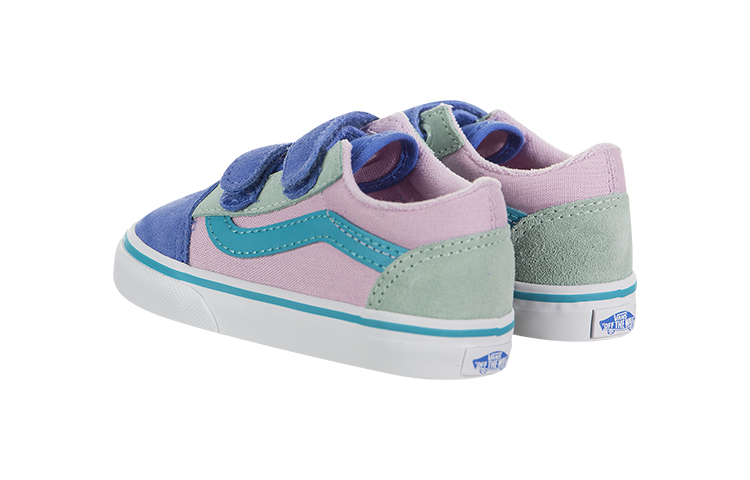 Lookbook (TD) Vans Old Skool V ''Color Block - Lilac Snow Ultramarine'' VN0A38JNT2Y