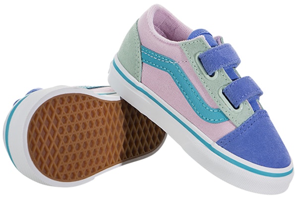 (TD) Vans Old Skool V 'Bloques de Color - Lila Nieve Ultramarino' VN0A38JNT2Y Shop (TD) Vans Old Skool V 'Bloques de Color - Lila Nieve Ultramarino' VN0A38JNT2Y