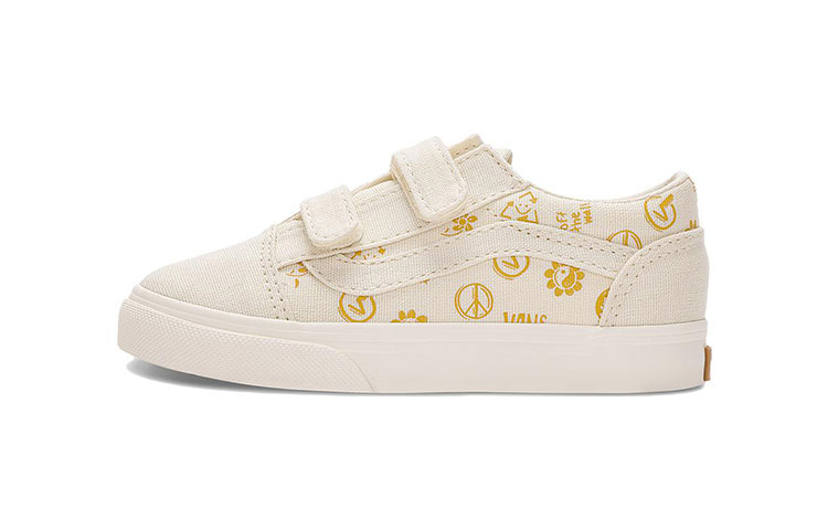 (Toddler) Vans Old Skool V 'Cream Yellow' VN0A4VJJF3X