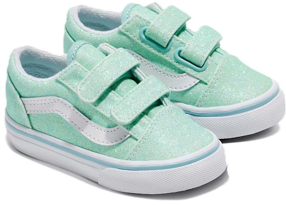 (Toddler) Vans Old Skool V 'Glitter - Pastel Blue' VN0009RCO33 Order (Toddler) Vans Old Skool V 'Glitter - Pastel Blue' VN0009RCO33