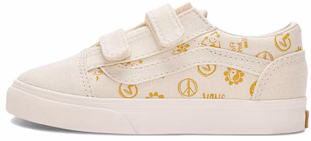(Toddler) Vans Old Skool V 'Cream Yellow' VN0A4VJJF3X (Toddler) Vans Old Skool V 'Cream Yellow' VN0A4VJJF3X
