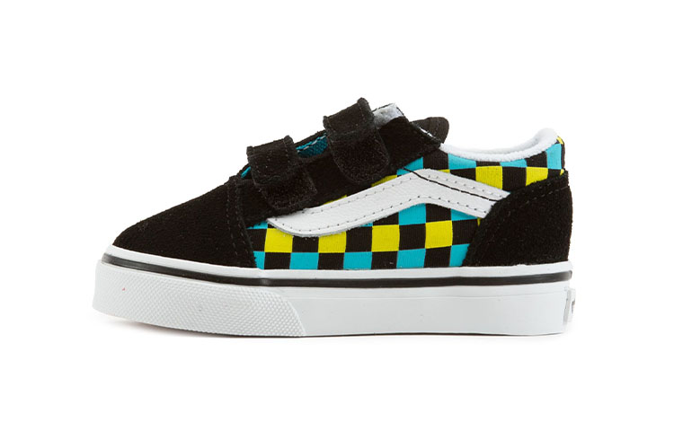(Toddler) Vans Old Skool V 'Neon Glow Checkerboard' VN0A38JN30M