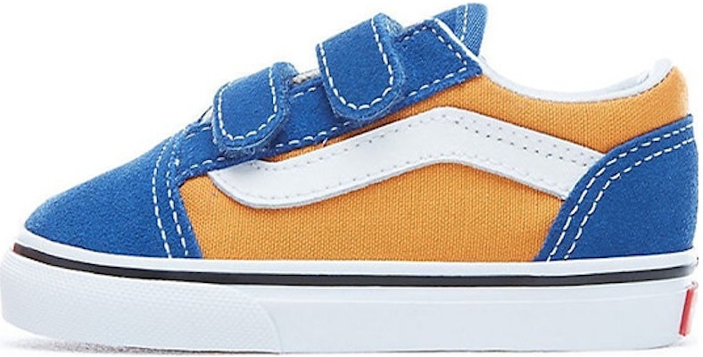 (Toddler) Vans Old Skool V 'Pop - Blue Gold' VN0A344KQ1B Buy (Toddler) Vans Old Skool V 'Pop - Blue Gold' VN0A344KQ1B