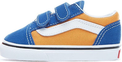 (Toddler) Vans Old Skool V 'Pop - Blue Gold' VN0A344KQ1B (Toddler) Vans Old Skool V 'Pop - Blue Gold' VN0A344KQ1B