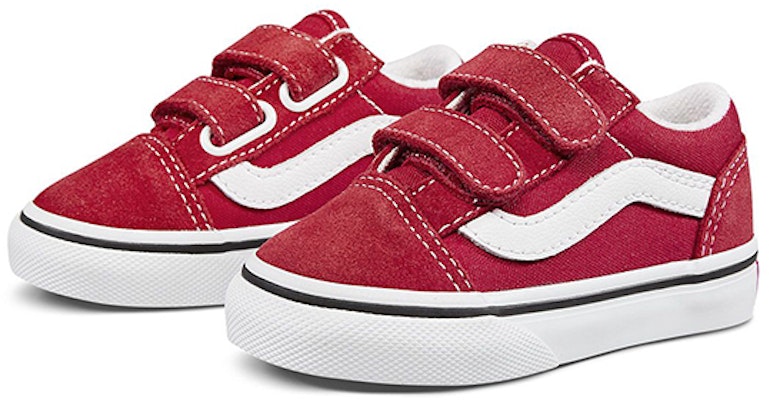 (Toddler) Vans Old Skool V 'Racing Red' VN0A38JNJV6 Order (Toddler) Vans Old Skool V 'Racing Red' VN0A38JNJV6