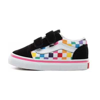 (TD) Vans Old Skool V 'Rainbow Checkerboard'