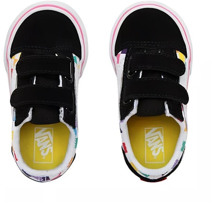 (Toddler) Vans Old Skool V 'Rainbow Checkerboard' VN0A38JNU09 Shop (Toddler) Vans Old Skool V 'Rainbow Checkerboard' VN0A38JNU09