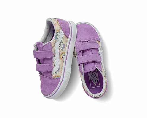(TD) Kasut Skate Rendah Vans Old Skool V Ungu 'Merah Jambu Putih' VN0A4VJJBD9 Shop (TD) Kasut Skate Rendah Vans Old Skool V Ungu 'Merah Jambu Putih' VN0A4VJJBD9