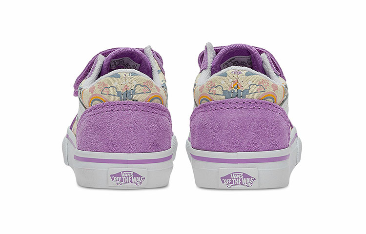 Purchase (TD) Vans Old Skool V Lage Skate Schoenen Paars ''Pink White'' VN0A4VJJBD9