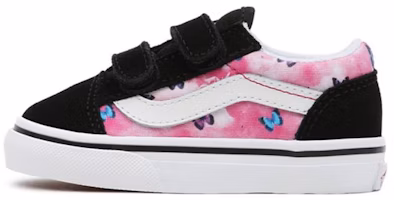 Vans Butterfly Dream Old Skool Velcro Low-Top Sneakers K Black/Pink VN000D3YARP Vans Butterfly Dream Old Skool Velcro Low-Top Sneakers K Black/Pink VN000D3YARP
