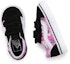 Shop Kasut Rendah Velcro Vans Butterfly Dream Old Skool Hitam/Pink VN000D3YARP