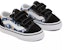Vans Floral Old Skool Velcro 'Hitam Biru' VN000D3YFF1