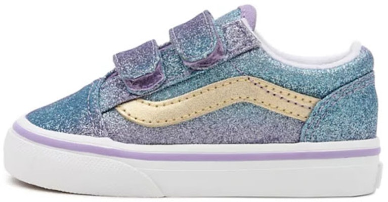 Vans Old Skool Glitter Ombre Velcro 'Azul Púrpura' VN000D3YABZ Buy Vans Old Skool Glitter Ombre Velcro 'Azul Púrpura' VN000D3YABZ