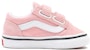 (TD) Vans Old Skool Velcro 'Merah Jambu Lembut' VN000D3Y9AL