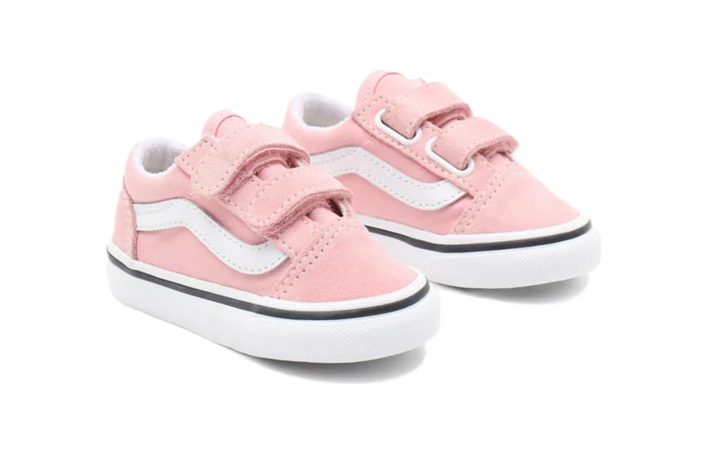 Lookbook (幼兒款) Vans Old Skool 魔鬼氈 '粉紅色' VN000D3Y9AL