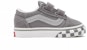 Vans Reflective Sidestripe Old Skool Velcro 'Kelabu Putih' VN000D3YAC1