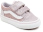 Lookbook (TD) Vans Old Skool Velcro Kasut Skate Rendah Tahan Licin Rose Pink VN000D3Y99B