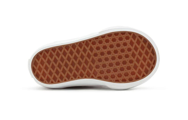 Shop (TD) Vans Old Skool Velcro Anti-Slip Sepatu Skate Rendah Merah Muda Termasuk Udara VN000D3Y99B