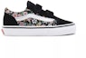 Order (TD) Vans Old Skool Velcro Cetak Hitam VN0A4BUV99D