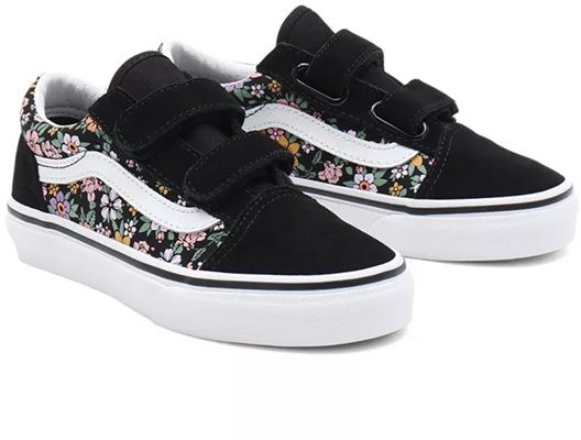 (TD) Vans Old Skool 魔术贴印花黑色鞋 VN0A4BUV99D Lookbook (TD) Vans Old Skool 魔术贴印花黑色鞋 VN0A4BUV99D