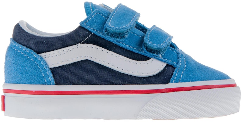 (TD) 반스 올드스쿨 벨크로 블루화이트 (Vans Old Skool Velcro Blue White) VN0A344K-MMR Order (TD) 반스 올드스쿨 벨크로 블루화이트 (Vans Old Skool Velcro Blue White) VN0A344K-MMR