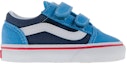 Order (TD) Kasut Velcro Vans Old Skool 'Biru Putih' VN0A344K-MMR