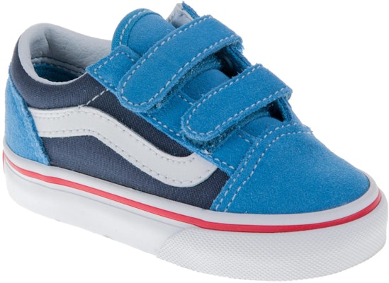 (TD) 반스 올드스쿨 벨크로 블루화이트 (Vans Old Skool Velcro Blue White) VN0A344K-MMR Lookbook (TD) 반스 올드스쿨 벨크로 블루화이트 (Vans Old Skool Velcro Blue White) VN0A344K-MMR