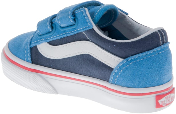 (TD) 반스 올드스쿨 벨크로 블루화이트 (Vans Old Skool Velcro Blue White) VN0A344K-MMR Shop (TD) 반스 올드스쿨 벨크로 블루화이트 (Vans Old Skool Velcro Blue White) VN0A344K-MMR