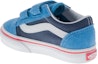 Shop (TD) Kasut Velcro Vans Old Skool 'Biru Putih' VN0A344K-MMR