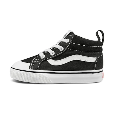 (TD) Vans Racer Mid 'Black White'