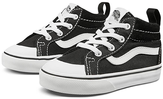 (Toddler) Vans Racer Mid 'Black White' VN0A38EG1WX Order (Toddler) Vans Racer Mid 'Black White' VN0A38EG1WX