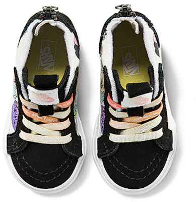 嬰童 Vans SK8 HI 潮流百搭舒適 高幫休閒板鞋 黑彩色 Lookbook 嬰童 Vans SK8 HI 潮流百搭舒適 高幫休閒板鞋 黑彩色